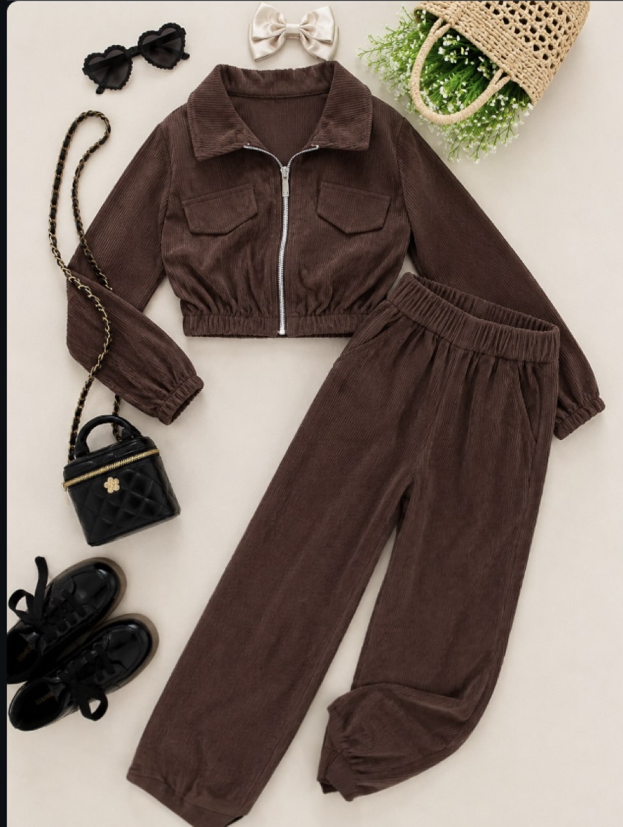 Conjunto Cotelê Chocolate